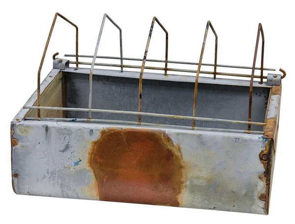 Galvanized Vintage Feeder Box