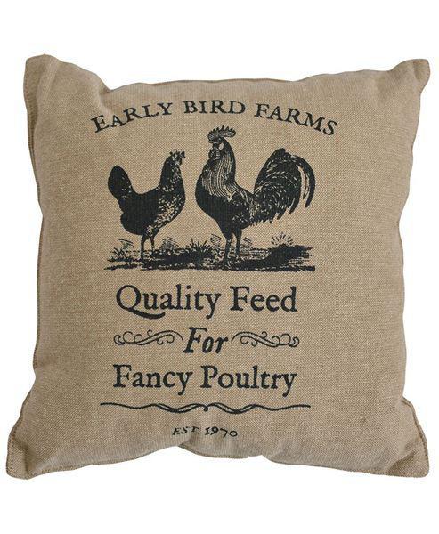 Fancy Poultry Pillow, 10"