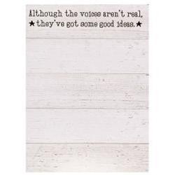 The Voices Aren't Real Notepad