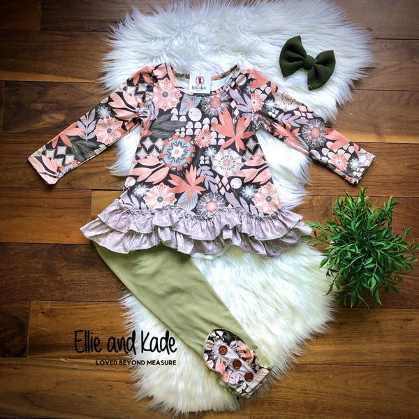 Leafy Pants Set