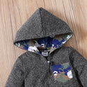 Dinosaur/Camo - Hooded  2pc Set
