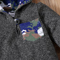Dinosaur/Camo - Hooded  2pc Set