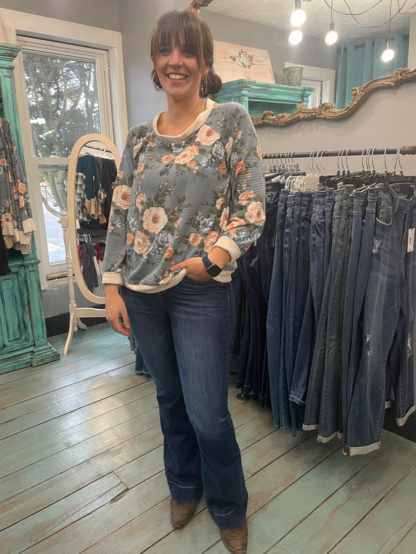 Hi-rise Basic Trouser Flare