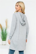 Heather Grey Cardigan