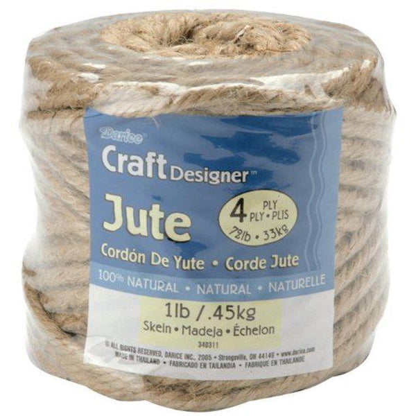 Jute Cord, 4 Ply -135 ft