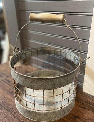 Washed Galvanized Screen Bucket