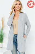 Heather Grey Cardigan