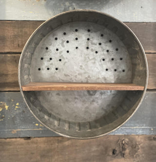 Round Metal Wall Shelf