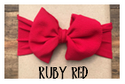 Ruby Red Head Wrap