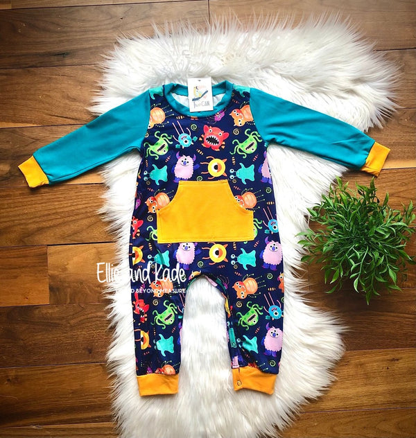 Monster Infant Romper by TwoCan